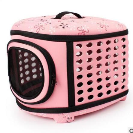 Foldable Pet Dog Cat Puppy Handbag Carrier Cage - Furr Baby Gifts