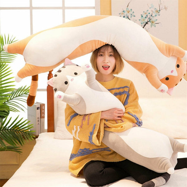 Plush Long Cat Body Pillow - Furr Baby Gifts