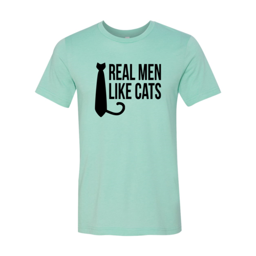 Real Men Like Cat T-Shirt - Furr Baby Gifts