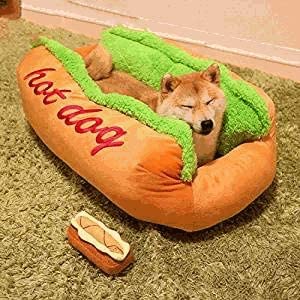 Hot Dog Shaped Pet Bed - Furr Baby Gifts