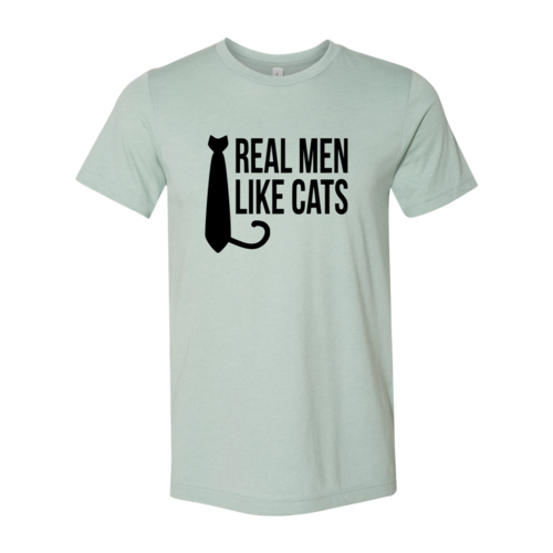 Real Men Like Cat T-Shirt - Furr Baby Gifts