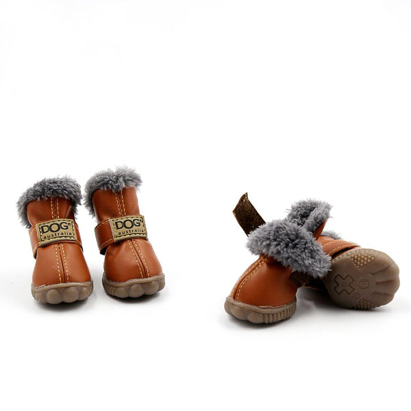 Dog Australia Waterproof Fleece-Lined Warm Dog Snow Boots - Furr Baby Gifts