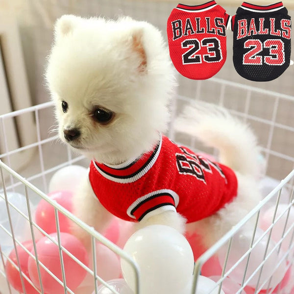 Mesh Basketball Uniform Jersey for Dog Cat Pet - Furr Baby Gifts