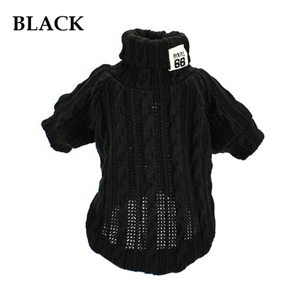 Winter Warm Knitted Turtleneck Sweater for Small Dogs or Cats - Furr Baby Gifts