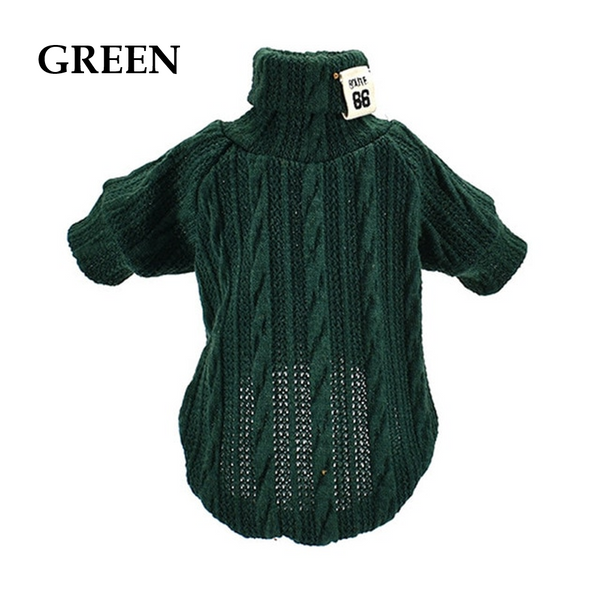 Winter Warm Knitted Turtleneck Sweater for Small Dogs or Cats - Furr Baby Gifts