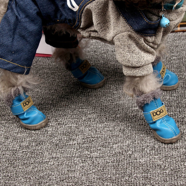 Dog Australia Waterproof Fleece-Lined Warm Dog Snow Boots - Furr Baby Gifts