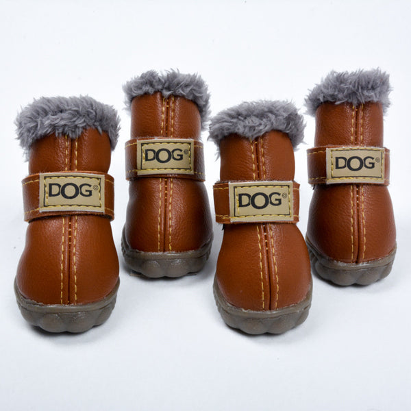 Dog Australia Waterproof Fleece-Lined Warm Dog Snow Boots - Furr Baby Gifts