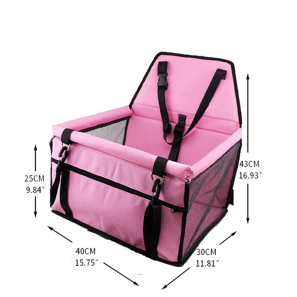 Dog Safety Mesh Travel Carrier Basket - Furr Baby Gifts