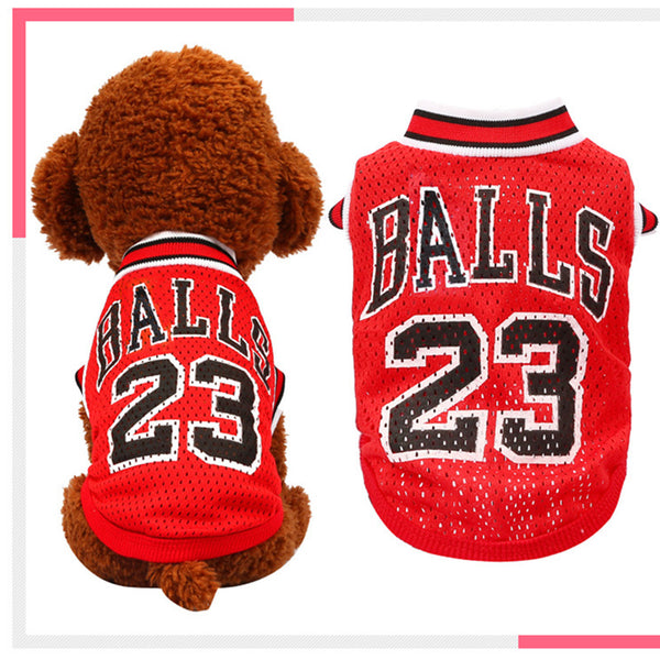 Mesh Basketball Uniform Jersey for Dog Cat Pet - Furr Baby Gifts