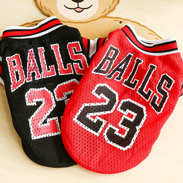 Mesh Basketball Uniform Jersey for Dog Cat Pet - Furr Baby Gifts