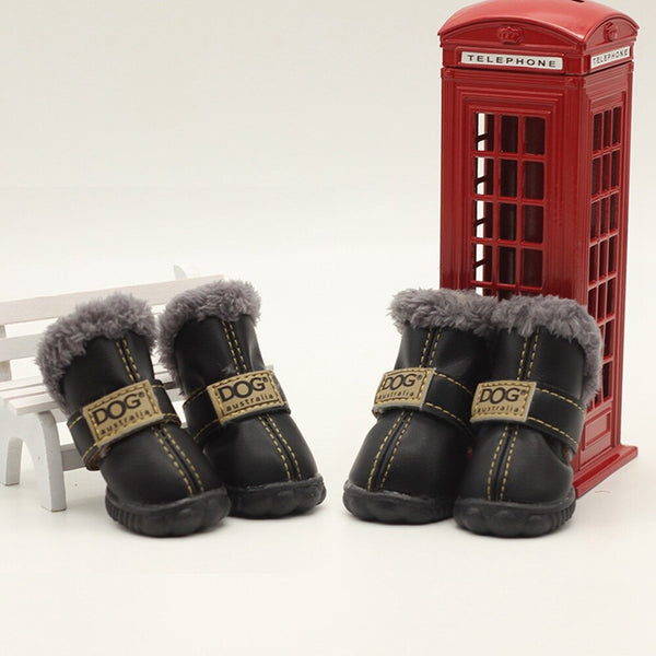 Dog Australia Waterproof Fleece-Lined Warm Dog Snow Boots - Furr Baby Gifts