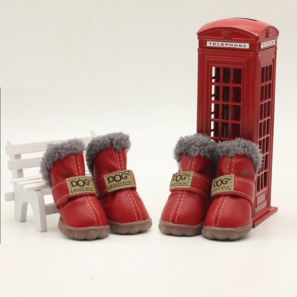 Dog Australia Waterproof Fleece-Lined Warm Dog Snow Boots - Furr Baby Gifts