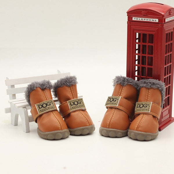Dog Australia Waterproof Fleece-Lined Warm Dog Snow Boots - Furr Baby Gifts