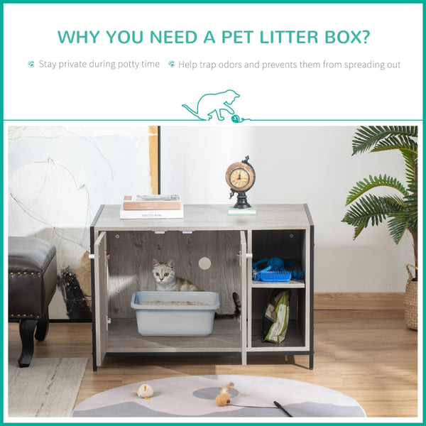 Hidden Cat Litter Box Enclosure - Furr Baby Gifts