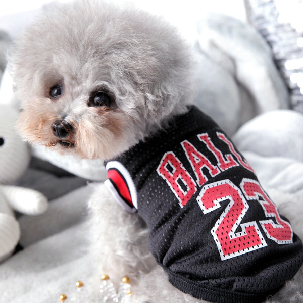 Mesh Basketball Uniform Jersey for Dog Cat Pet - Furr Baby Gifts