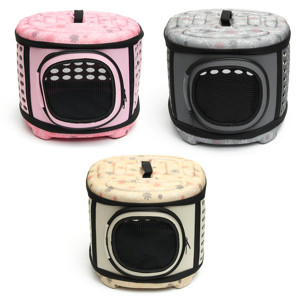 Foldable Pet Dog Cat Puppy Handbag Carrier Cage - Furr Baby Gifts