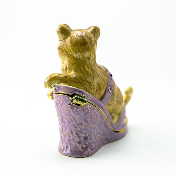 Cat sitting on an Evening Shoe - Furr Baby Gifts