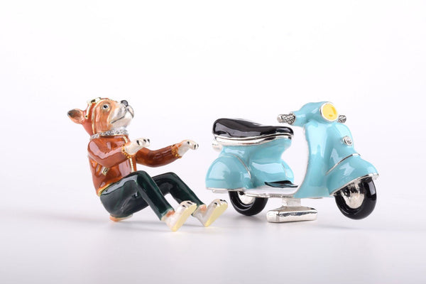 Dog on Vespa - Furr Baby Gifts