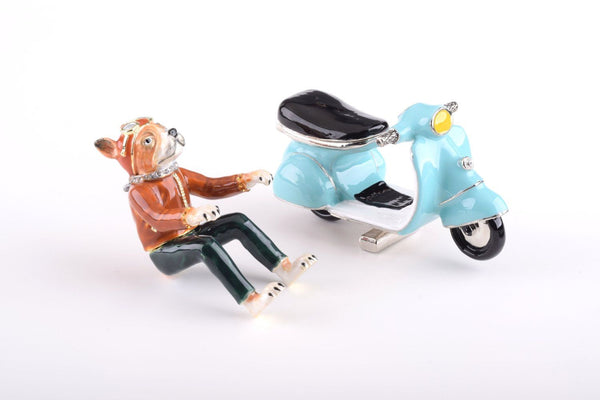 Dog on Vespa - Furr Baby Gifts
