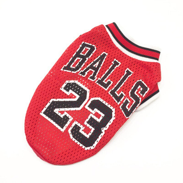 Mesh Basketball Uniform Jersey for Dog Cat Pet - Furr Baby Gifts