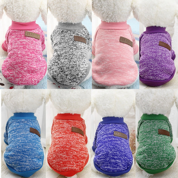 XS-2XL Winter Warm Pet Sweater - Furr Baby Gifts