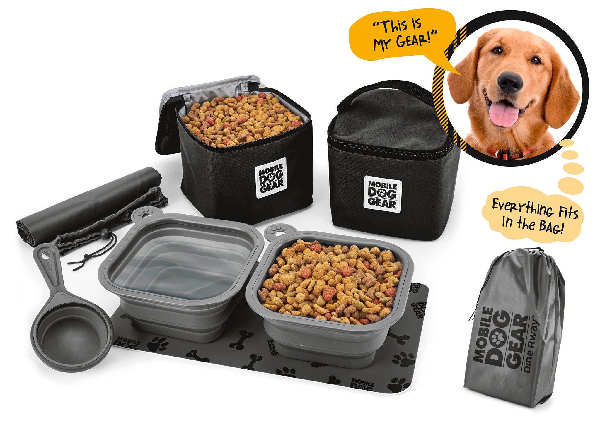 Dine Away Bag (Med/Lg Dogs) TM