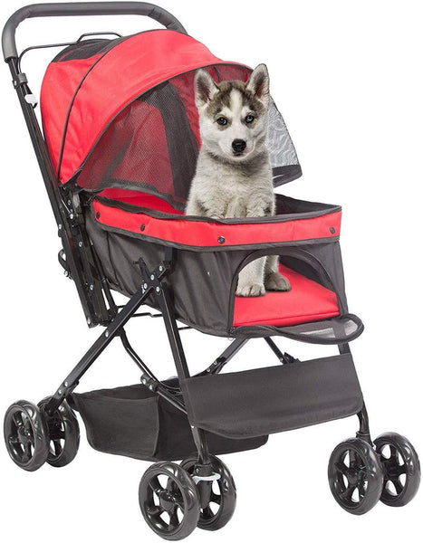 Foldable 4-Wheel Pet Stroller - Furr Baby Gifts