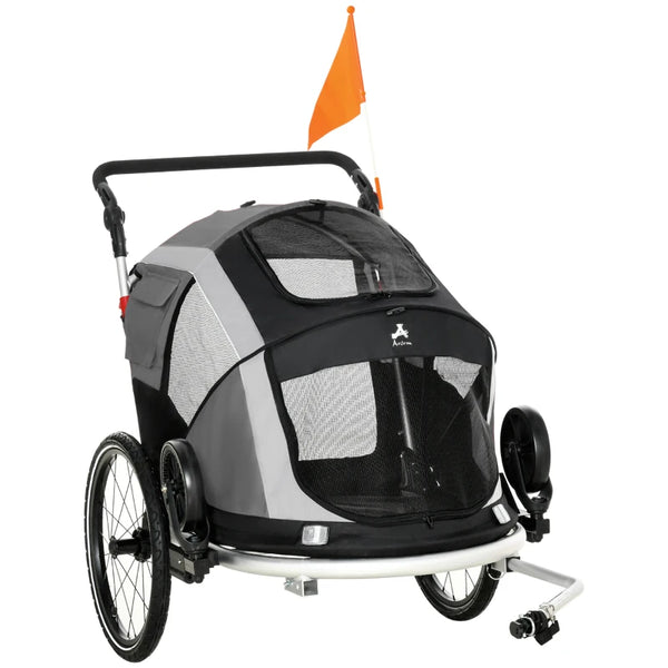 2-in-1 Travel Pet Dog Stroller Bicycle Trailer - Furr Baby Gifts