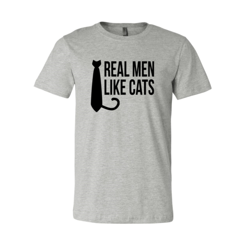 Real Men Like Cat T-Shirt - Furr Baby Gifts