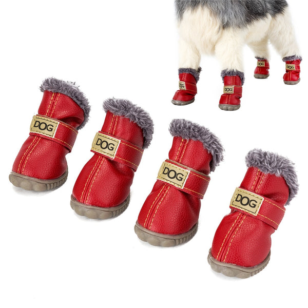 Dog Australia Waterproof Fleece-Lined Warm Dog Snow Boots - Furr Baby Gifts