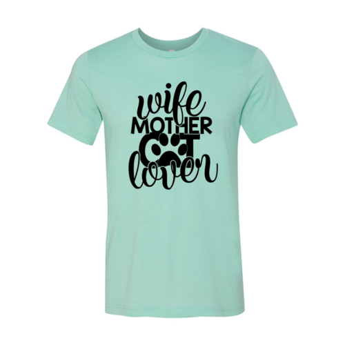 Wife Mother Cat Lover T-Shirt - Furr Baby Gifts