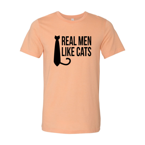 Real Men Like Cat T-Shirt - Furr Baby Gifts