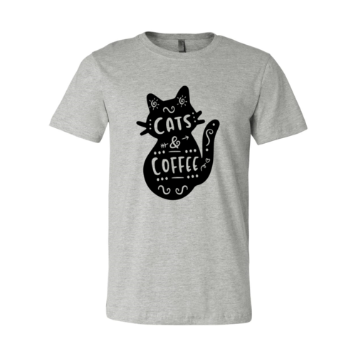Cat And Coffee T-Shirt - Furr Baby Gifts