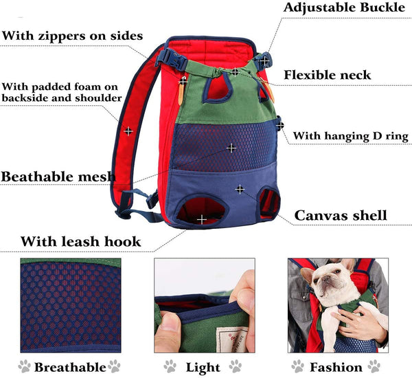 Cat Dog Carrier Front Backpack - Furr Baby Gifts