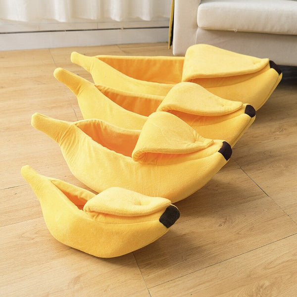 Banana Pet Bed - Furr Baby Gifts