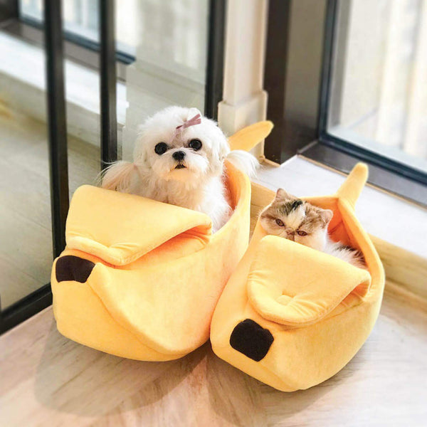 Banana Pet Bed - Furr Baby Gifts