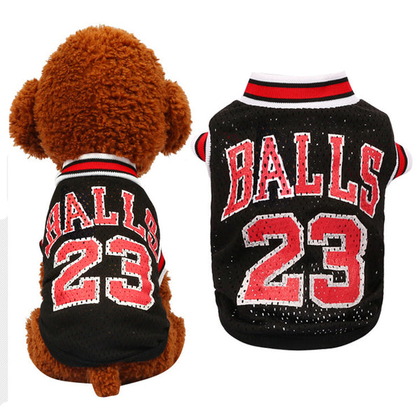 Mesh Basketball Uniform Jersey for Dog Cat Pet - Furr Baby Gifts