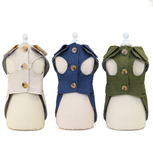 British Style Pet Jacket Coat - Furr Baby Gifts