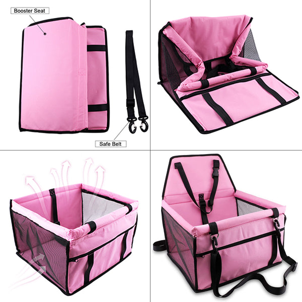 Dog Safety Mesh Travel Carrier Basket - Furr Baby Gifts