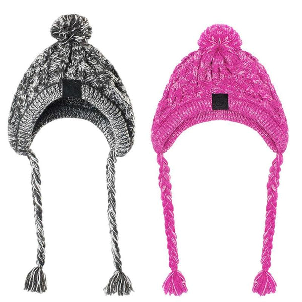 Autumn Winter Warm Knitted Pet Hats With Fluffy Ball - Furr Baby Gifts