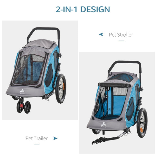 Convertible Pet Bicycle Trailer and Jogging Stroller - Furr Baby Gifts