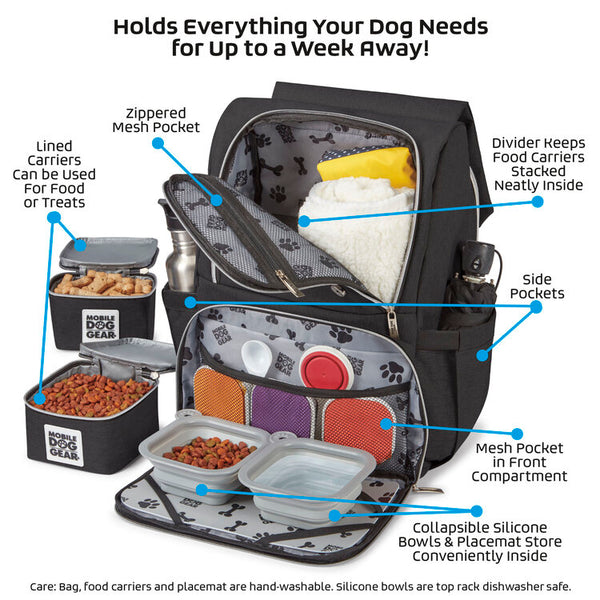 Mobile Dog Gear Ultimate Week Away Backpack - Furr Baby Gifts