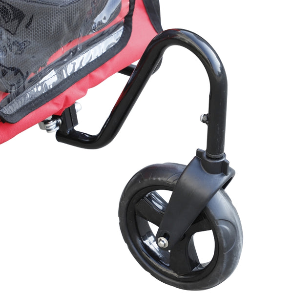 2-in-1, 3 Wheel Pet Jogging Stroller Bike Trailer - Furr Baby Gifts