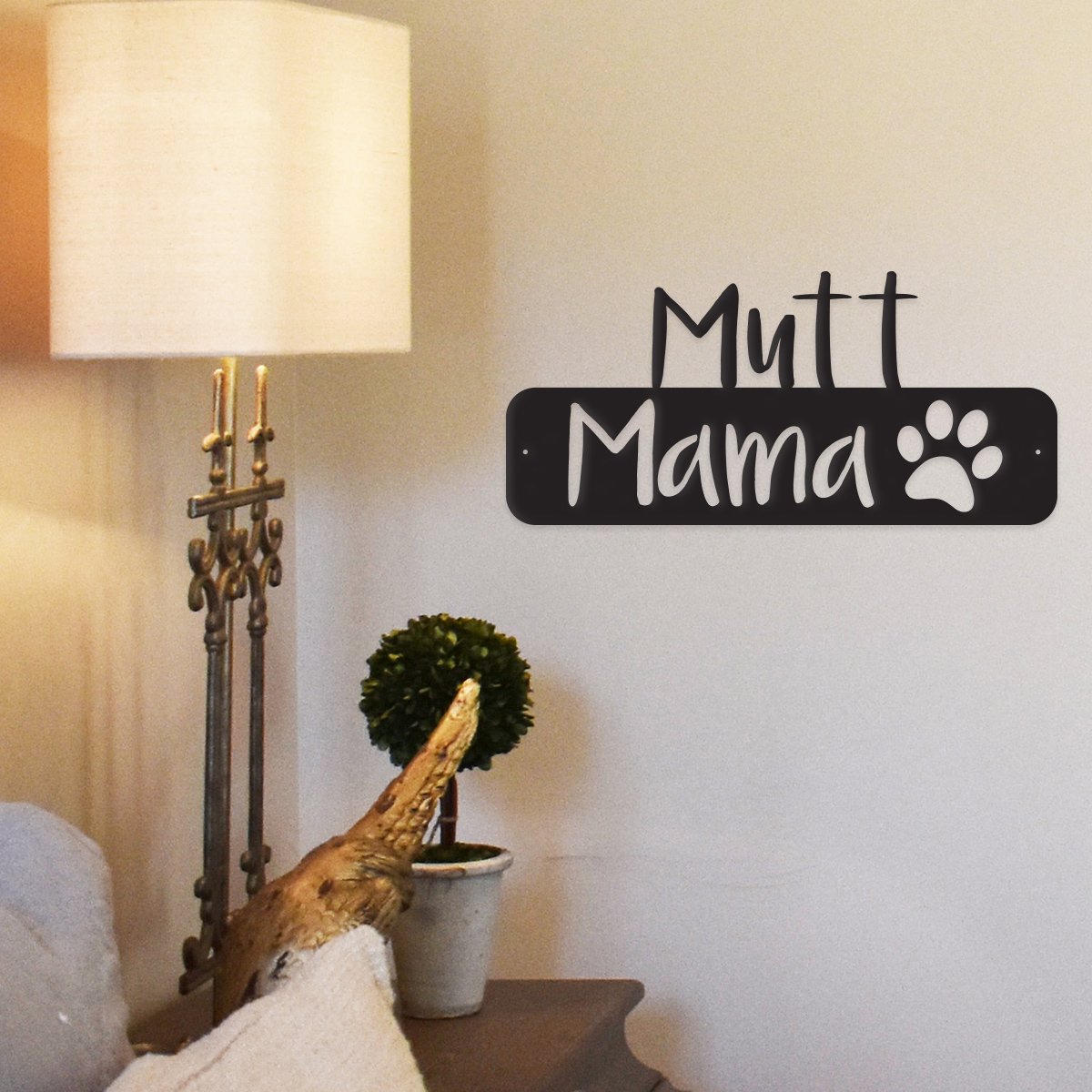 Mutt Mama - Metal Wall Art/Décor - Furr Baby Gifts