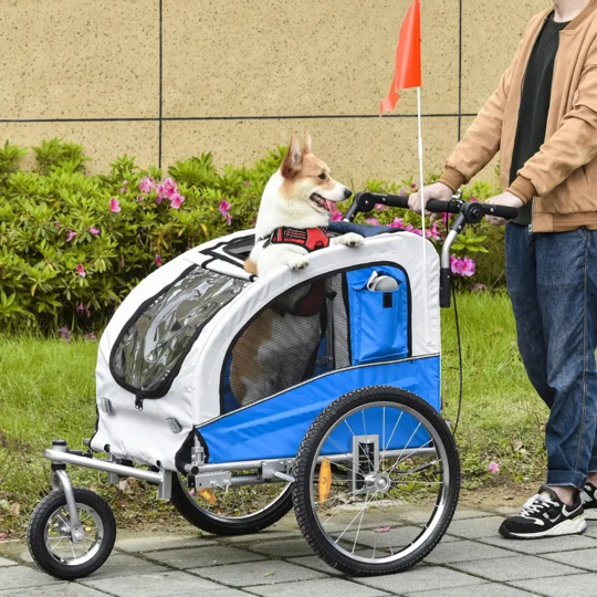 Elite II 2-In-1 Pet Dog Bike Trailer and Stroller - Furr Baby Gifts