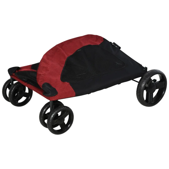 Foldable Pet Stroller with Storage Pocket - Furr Baby Gifts