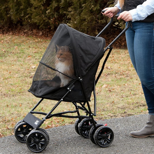Luxury Pet Foldable 4 Wheel Stroller - Furr Baby Gifts