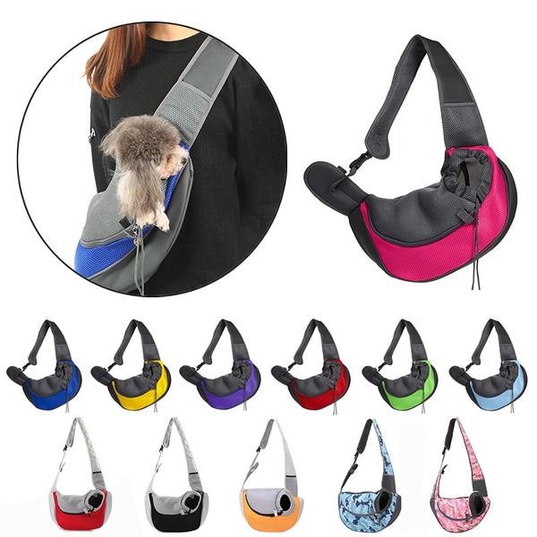 Breathable Pet Carrier Handbag Pouch Sling - Furr Baby Gifts