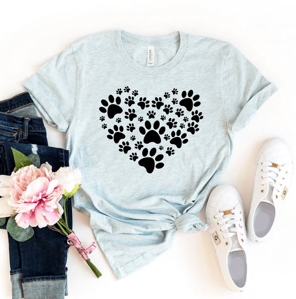 Paw Heart T-Shirt - Furr Baby Gifts