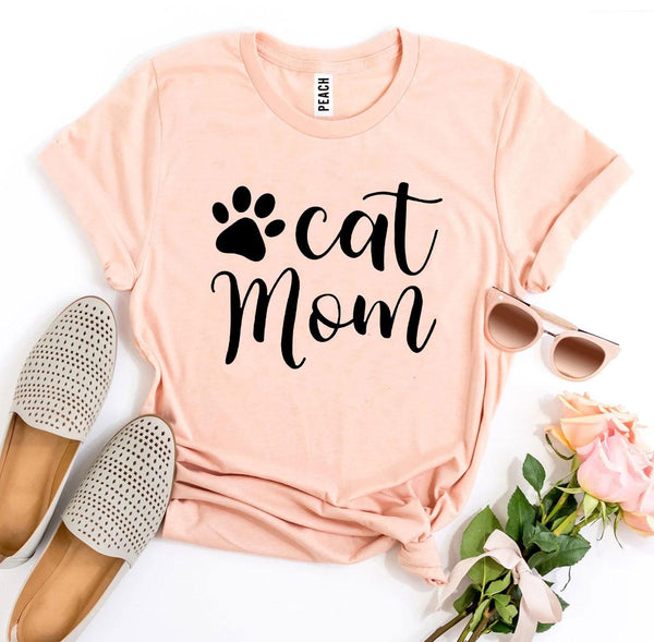 Cat Mom T-Shirt - Furr Baby Gifts
